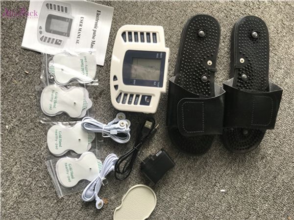 

full body tens digital therapy massager slimming pulse muscle relax massage electric slim 8pads pain relief fitness,with retail package