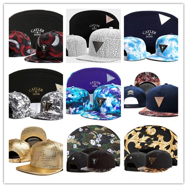 

Бесплатная доставка Хабар Марка Кейлер сыновья коричневый кожа Snapback хип-хоп спор