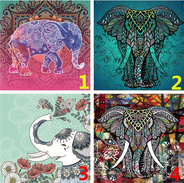 

150*120cm tapestries bohemian mandala beach tapestry hippie throw yoga mat elephant towel peacock polyester shawl bath towel 100 pcs t1i880