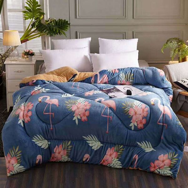 

new warm winter comforter thicken bedding comforter pwinter quilts single double size duvet king size blanket