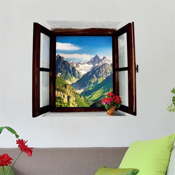 Scarica Gratis Images Acheter Sticker Mural Faux 3d Decor Fenetre Chambre Salon Porche le plus cool salutations