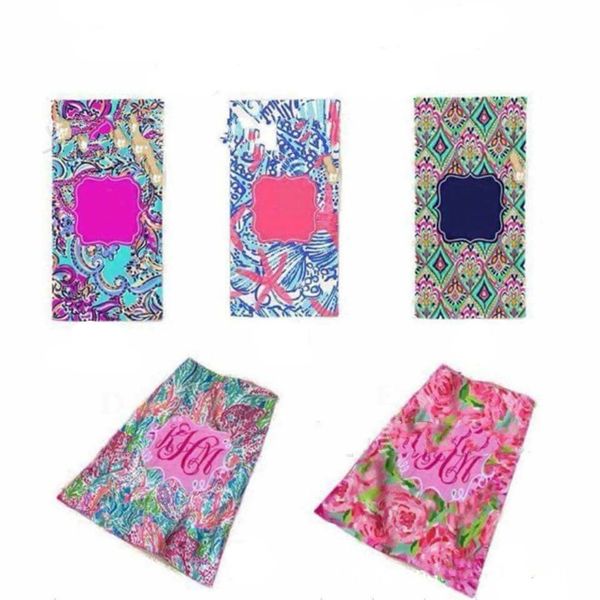 

150 75cm rectangle lilly beach towel uperfine fiber digital printing bath towel comfortable port yoga mat 18 5mz gg