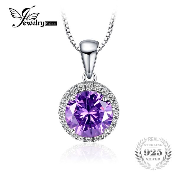 

jewelrypalace classic 2.97ct created alexandrite sapphire pendant for women 925 sterling silver fine jewelry not include chain