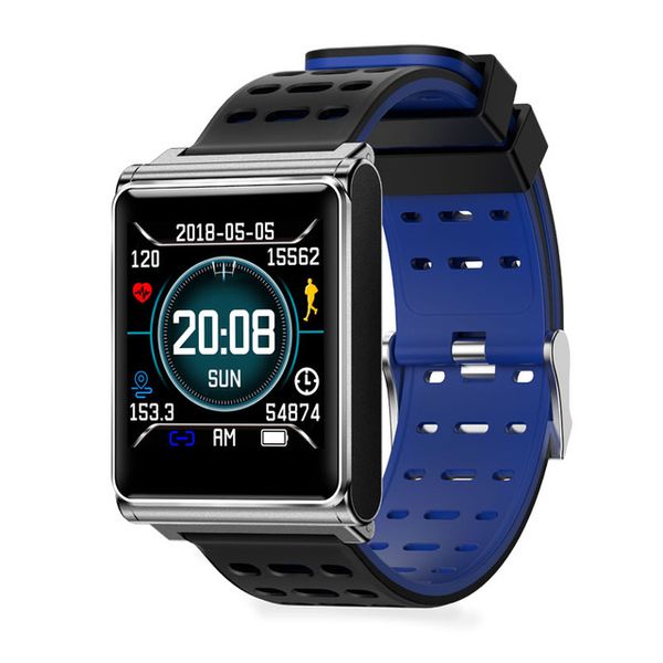 Smart Watch Oxigênio Oxigênio Pressão Sanguínea Monitor Frequência Smart Pulseira Relógio Fitness Tracker Smart WristWatch para Andorid iPhone Telefone