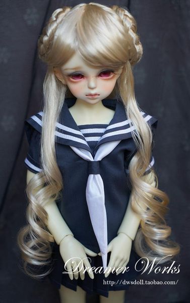 

1/4 1/3 scale bjd wig long curly hair for bjd/sd doll accessories,not included doll,shoes,clothes and other accessories 18d1331