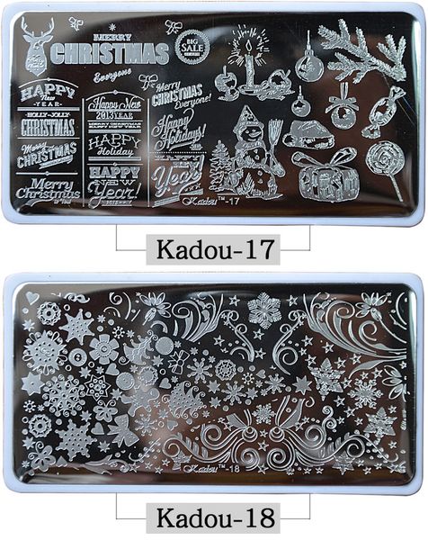 

12.5*6cm nail art stamping plates christmas snow 22 style nail art stamping plate lace watches template for diy decoration, White