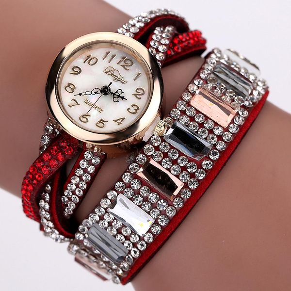 

bracelet watch fashion leather chain quartz wrist watches, Slivery;brown
