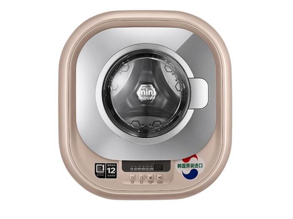 

daewoo xqg30-888g 2.5kg household wall mount automatic mini child baby baby drum frequency conversion high temperature washing machine