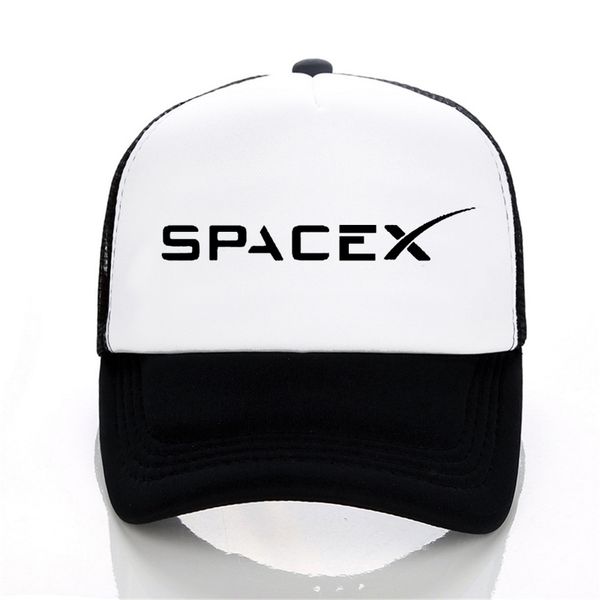 

spacex ufo baseball caps fashion summer men women mesh cap outer space rocket elon musk sports hat, Blue;gray