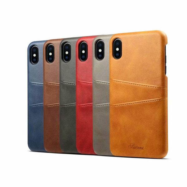 

Роскошный модный бизнес-стиль кошелек телефон чехол для iphone Xr с кредитной картой