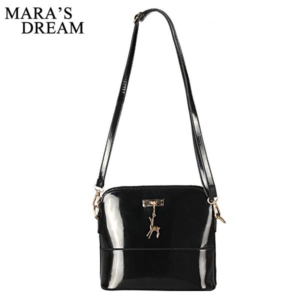 

mara's dream women messenger bags oli pu leather crossbody bag solid color hasp small deer shoulder bags female handbags