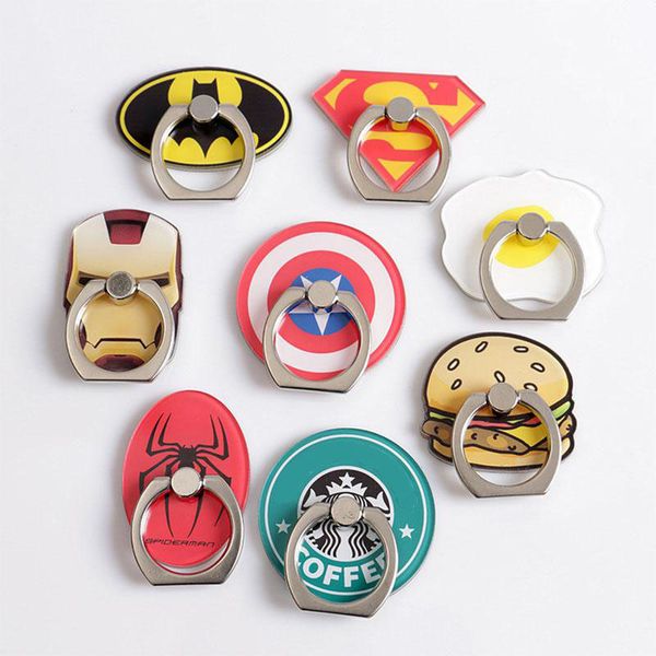 

Marvel Super Hero Супермен Бэтмен Палец Кольцо Держатель Телефона Подставка Для iPhone Samsung