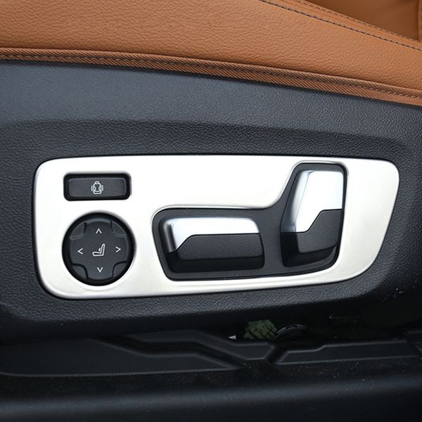 Stainless Steel Car Front Seat Adjustment Panel Decoration Cover Trim For Bmw X3 G01 G08 2018 Interior Modified Declas Cool Car Accessories Cool Car