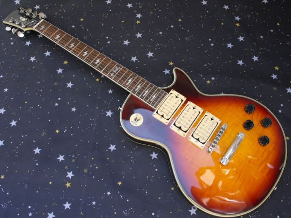 

Perfect one piece neck ace frehley ignature 3 pickup electric guitar hipping