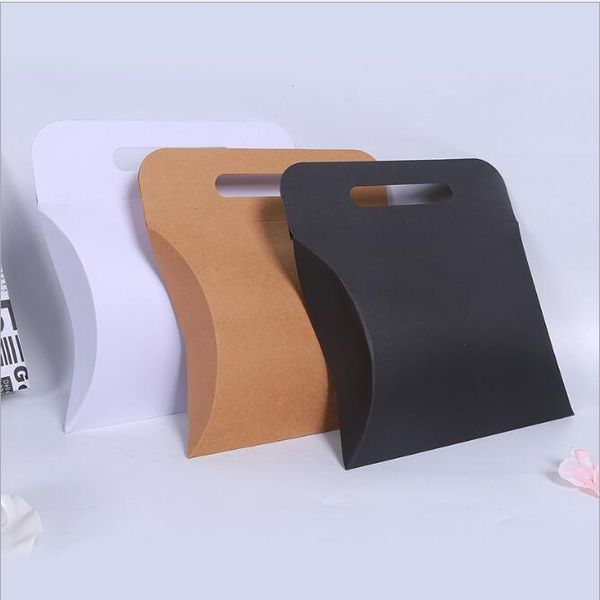 

27*19.5*6cm 20pcs portable pillow gift cardboard paper box candy box gift packaging large accessories decor