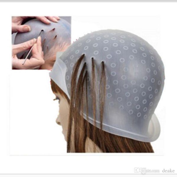 2019 Wholesale Reusable Hair Colouring Hat Highlighting Dye Cap