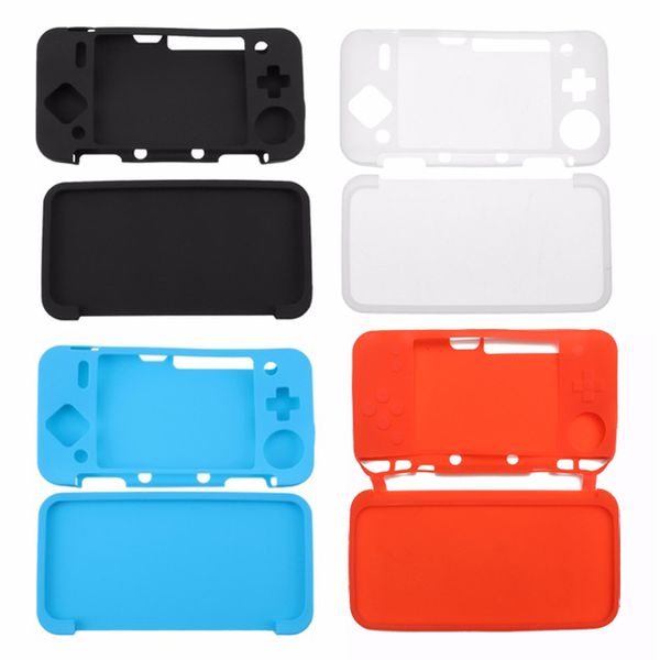 Nuova custodia protettiva in gomma gel di silicone 2DSLL per la NUOVA console 2DS XL Protezione accessori del gioco SPEDIZIONE VELOCE