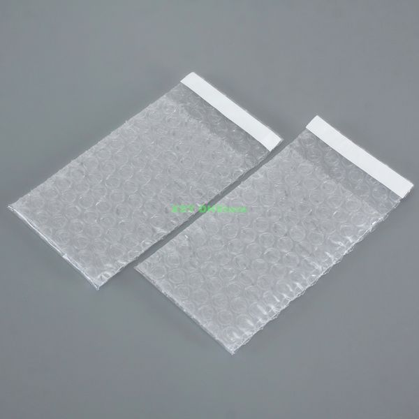

50 pcs multi sizes clear bubble envelopes bags smooth on both sides (width 2.5 to 7.5 inch, 65 to 190mm) x (length 3" - 12", 80 -