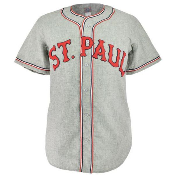 

St. Paul Saints 1935 Road Jersey 100% Stitched Embroidery Logos Vintage Baseball Jerseys Custom Any Name Any Number Free Shipping