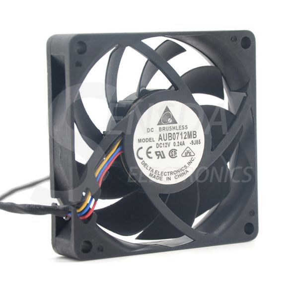 

new and original aub0712mb 7015 12v 0.24a 7cm 4 -pin pwm cpu cooling fan for for delta 70*70*15mm