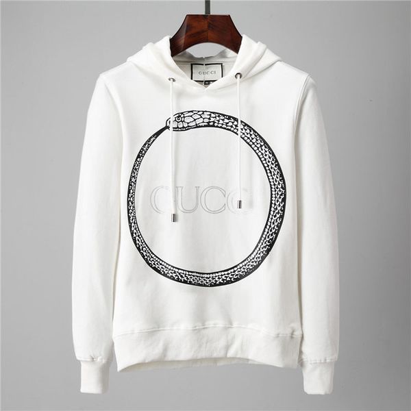 

Осенняя длинная рукава с капюшоном с капюшоном Мужская мода Письменная печать По