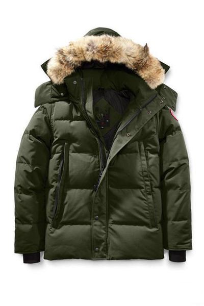 

Canada men 039 brand european ize 90 goo e olid color parker coat down jacket men 039 outdoor port cold warm down jacket