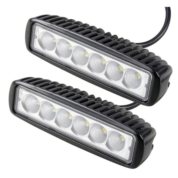 

18 Вт Led Автомобиль свет работы бар вождения противотуманные фары Offroad SUV 4WD лодка LED свет работы для мотоциклов Трактор автомобилей укладка