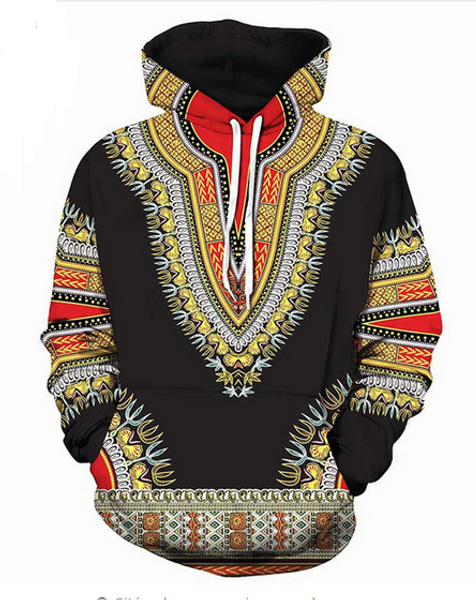 

3d traditional print hoodies men women 2018 fashion african dashiki hoodie sweatshirts men hip hop streetwear hoody tracksuit qw06, Black