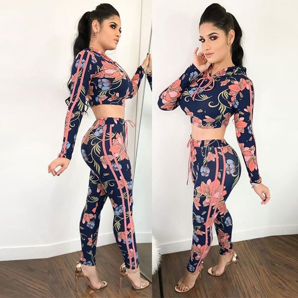 

Tracksuit Women Set Summer Fashion Sexy Women Hooded T Shirt Pant Two Pieces Suits Casual Nightclub Party