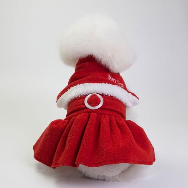 

5 size christmas dog costume transformed dress santa suit classic euramerican pet dog warm christmas clothes dog apparel decoration supplies