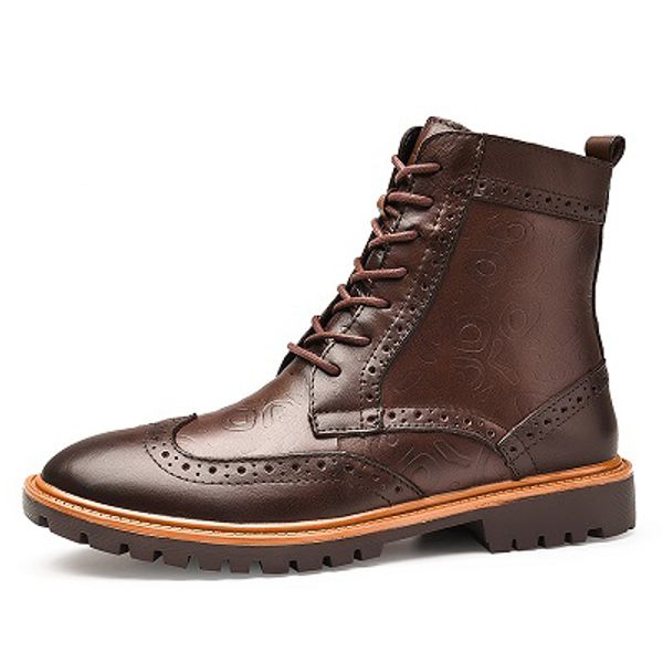 

new arrival men winter hiking shoes men climbing mountain outdoor sport boots bullock high-hiking sneakers, Black