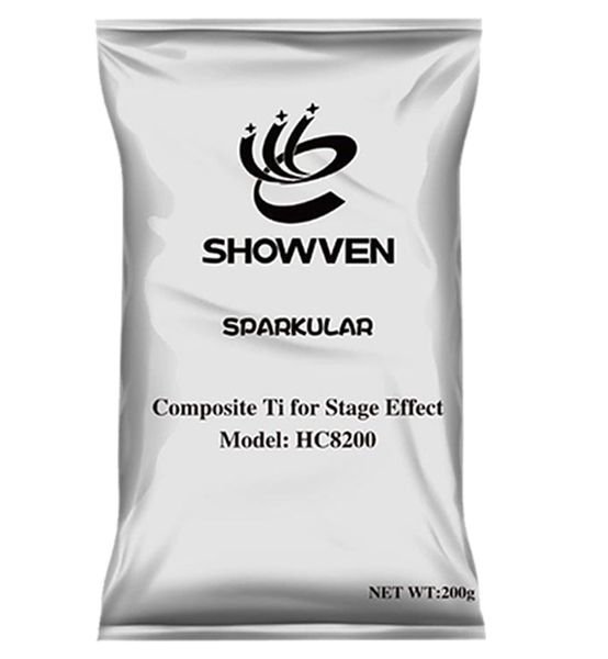 

smokeless smellless safe consumable granule hc8200 for sparkular series products with similar effects as cold fireworks