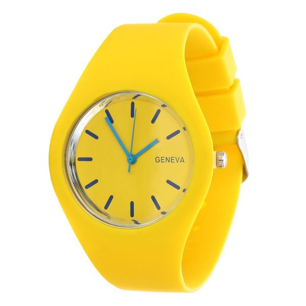 

women fashion casual quartz watches montre femme jelly silicone strap bracelet sport wristwatches, Slivery;brown