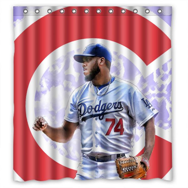 

165*180 cm kenley jansen personalized custom shower curtain bath curtain waterproof ing
