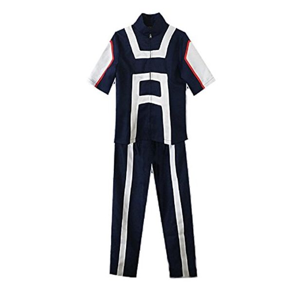 

my hero academia izuku midoriya cosplay training suit costume, Black