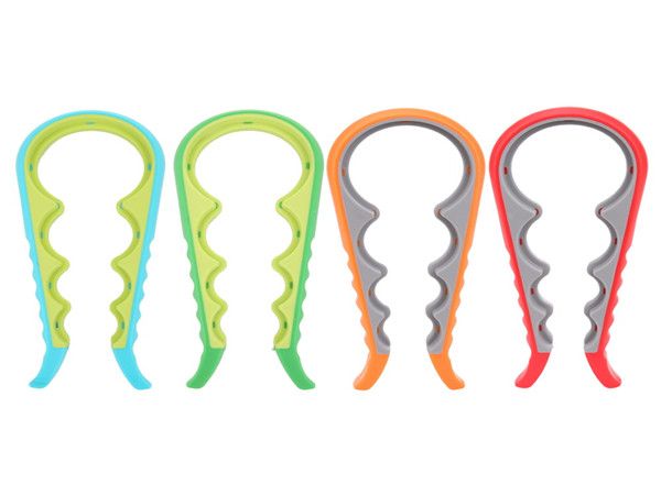 

4 in 1 jar opener gourd-shaped can opener multi purpose screw cap jar openers bottle lid grip wrench kitchen accessories