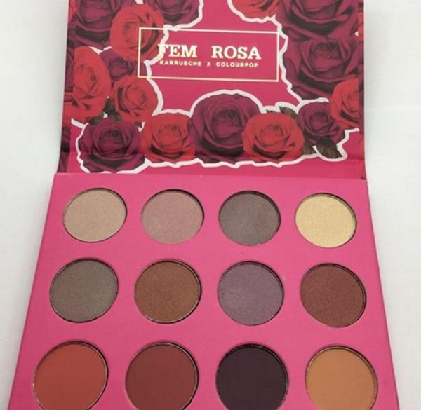 

colourpop cosmetics set colourpop 12 colors eye shadow fem rosa karrueche x colourpo rosa p she eye shadow palette