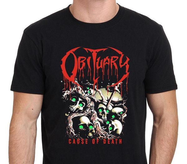 obituary cause of death shirt