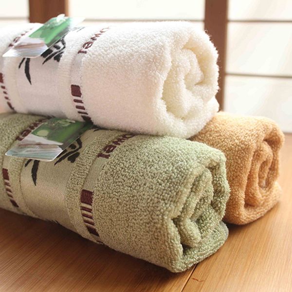 

ultra-soft super absorbent bamboo fabric cotton washcloth gym bath face towel