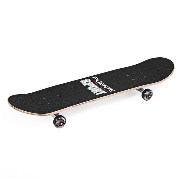 

puente 602 abec - 9 four-wheel double snubby maple skateboard for entertainment