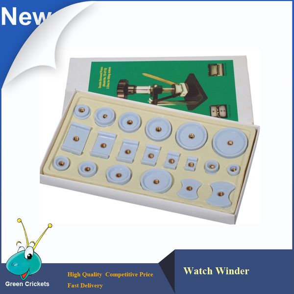 

20 pcs/set nylon derlin watch press dies set ,4 watch case back cover crystal closer replacement press dies