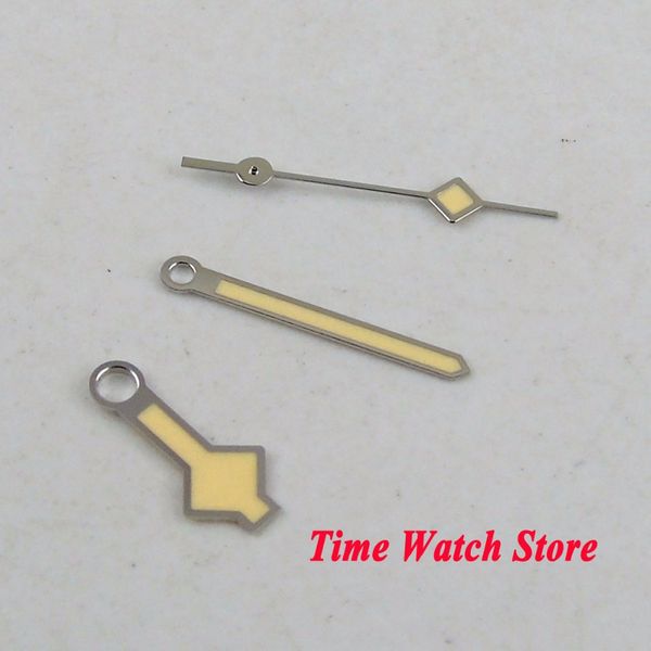 

snow fake watch hand yellow color luminous hand fit for miyota 8215 821a automatic movement h115