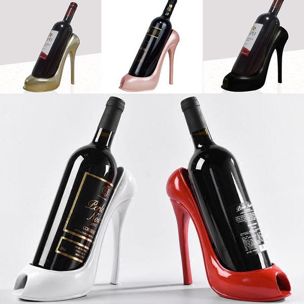 

high heels wine rack silicone wine bottle holder rack shelf home party restaurant living room dining table decorations 5 color wx9-246