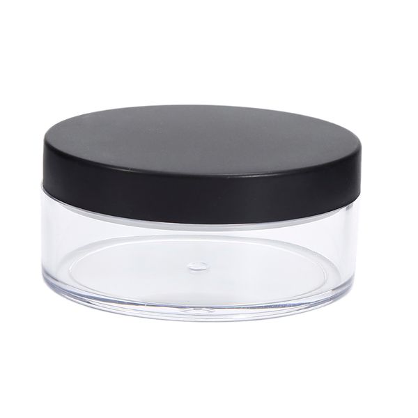 

1pc 50g Plastic Empty Loose Pot With Sieve Cosmetic Makeup Jar Container Travel Refillable Perfume Cosmetic Sifter 70