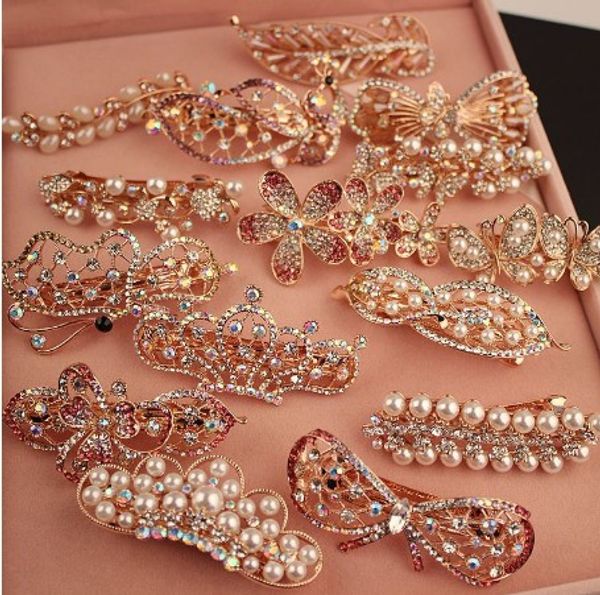 2019 Cz Stone Hair Clip Clamp Chic Style Mixed Hair Pins For