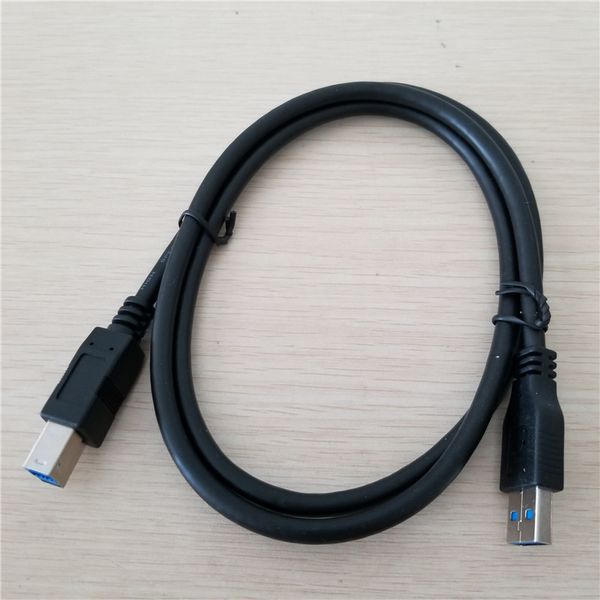 

10pcs/lot usb 3.0 type a male to printer port usb 3.0 type b male adapter data cable for hard drive disk 1m/3.3ft