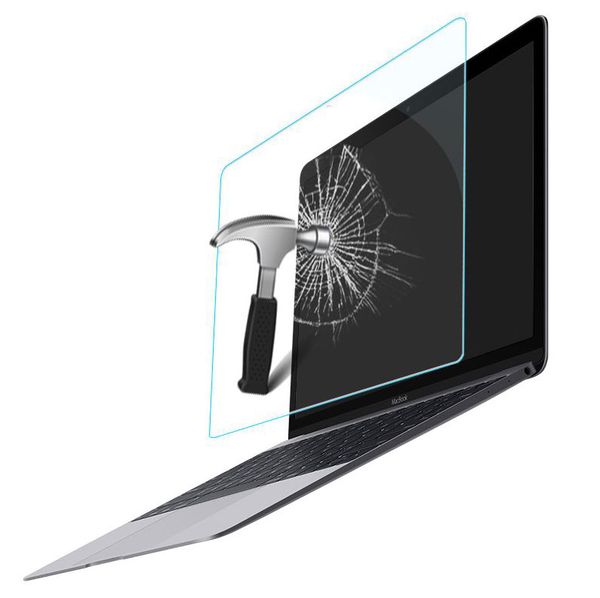 

9h hd hardness clear premium tempered glass screen protector film for macbook air macbook pro 12 13.3 15.4