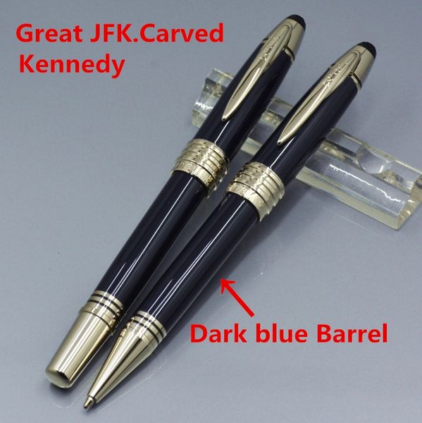 

great john kennedy many style rollerball pen ballpoint pen fountain pens monte jfk mark clip school office stationery with nunber, Blue;orange