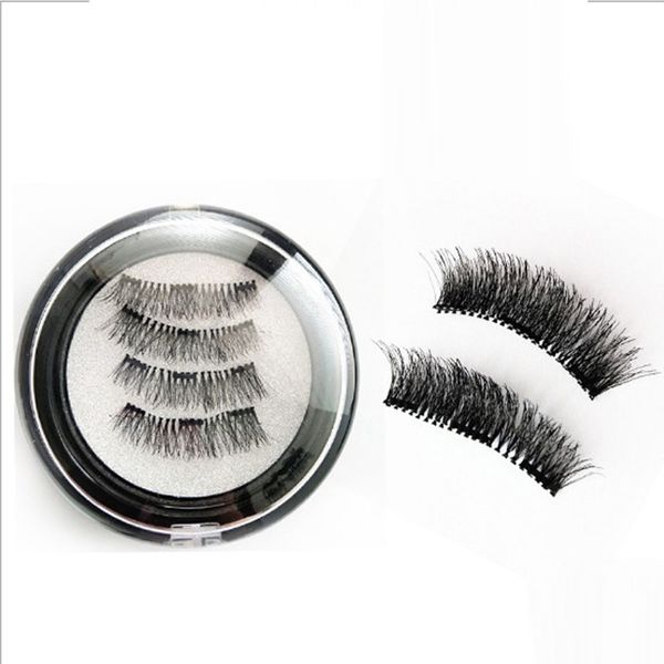 

50boxes soft three magnets magnetic eyelashes natural beauty no glue reusable fake eye lashes extension handmade cilios posticos
