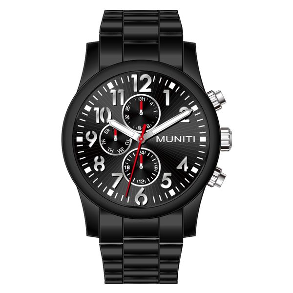 

muniti 2018 fashion quartz watch men watches male clock business mens wrist watch hodinky relogio masculino, Slivery;brown